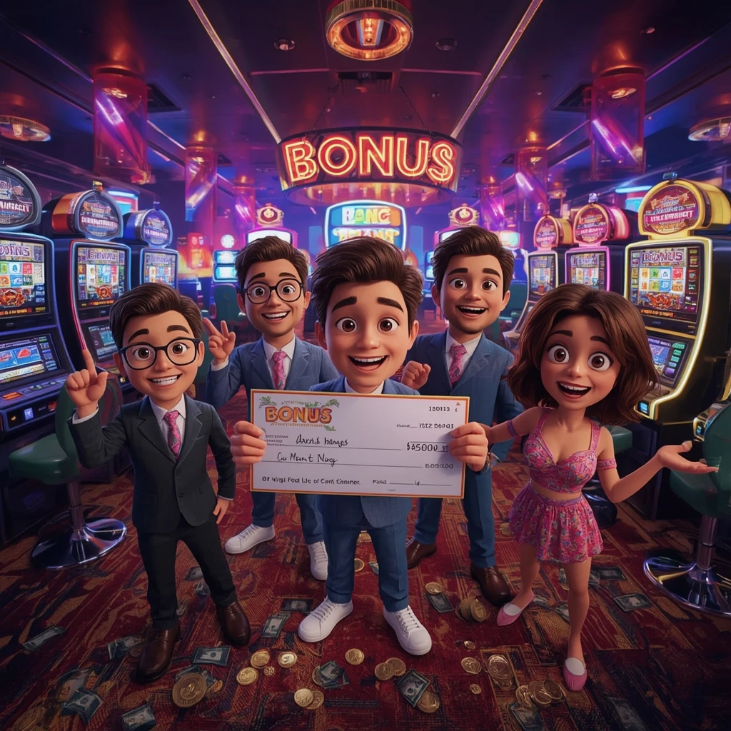man receiving a bonus at SPEEDY CASINO