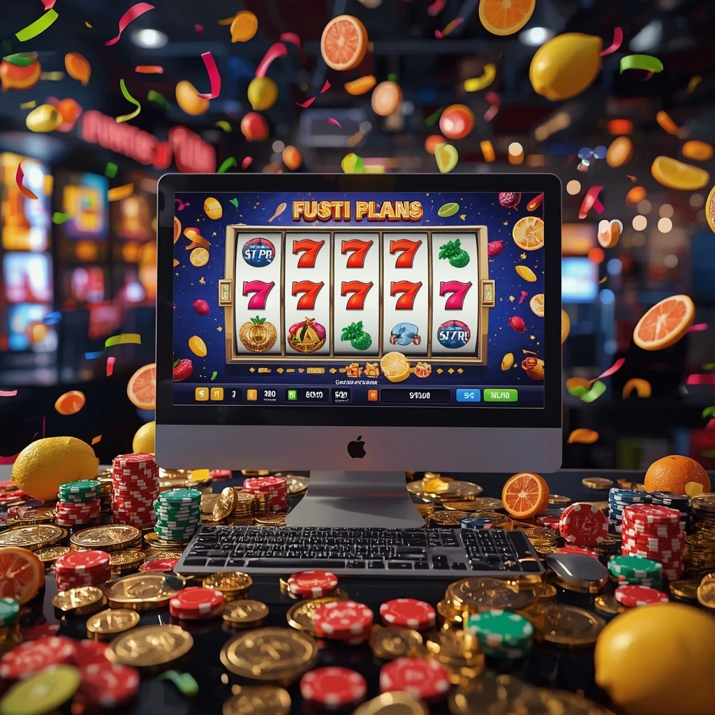 slot machines on the monitor SPEEDY CASINO