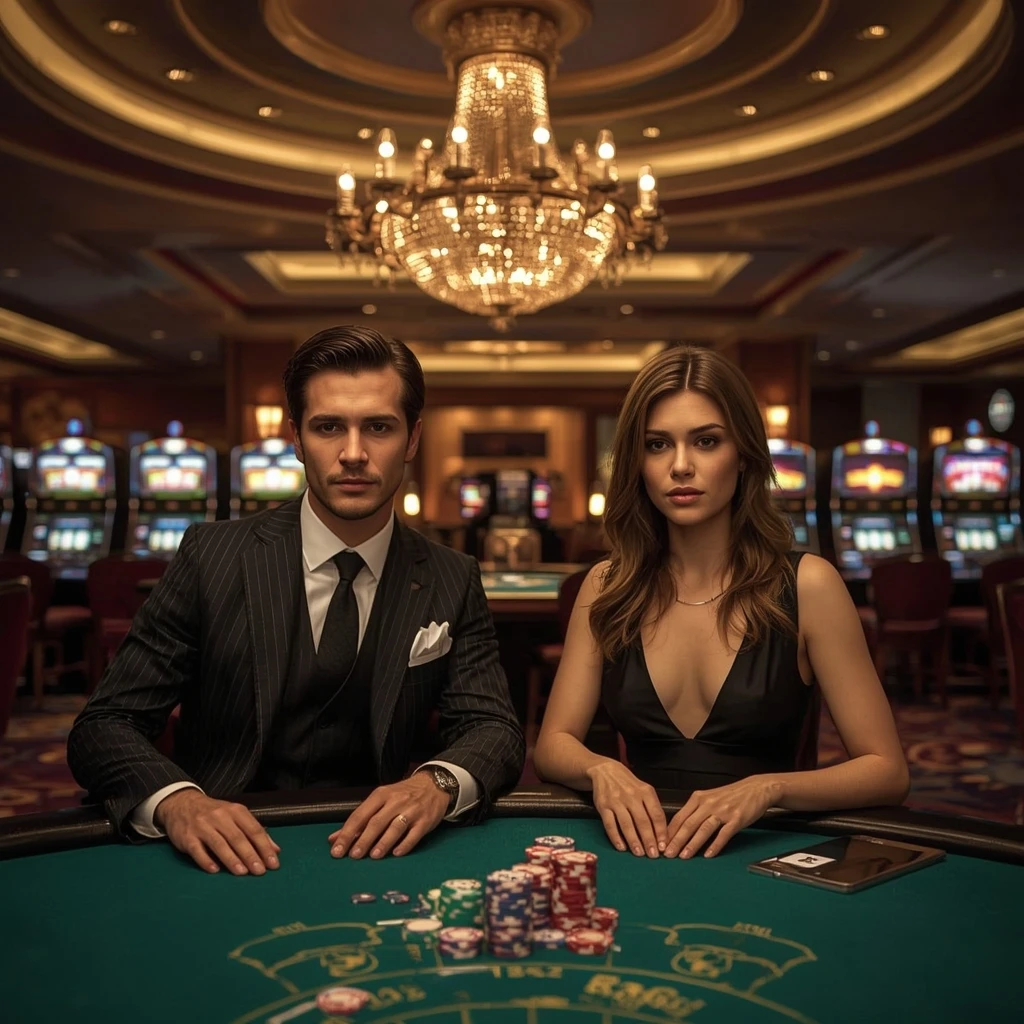 Two poker players at SPEEDY CASINO in India